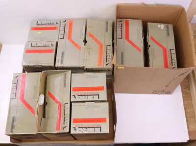 Lot 295 - Three boxes containing various Hornby railways...