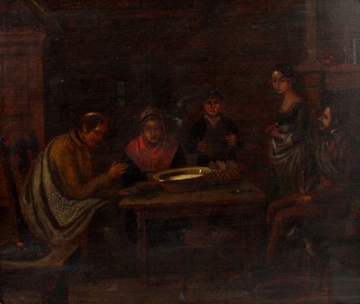 Lot 210 - 18th century Dutch/Flemish school - Interior...