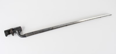 Lot 30 - A British 1853 pattern socket bayonet, the...
