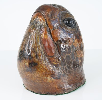 Lot 377 - A 19th century taxidermy Turtle head...