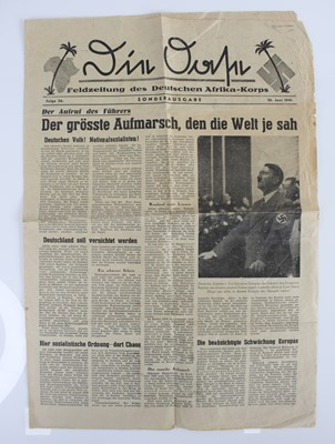 Lot 62 - A collection of military and related ephemera...