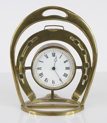 Lot 373 - An early 20th century mantel clock, having an...