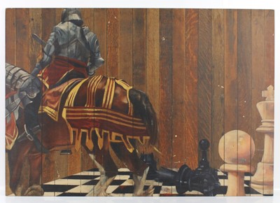 Lot 113 - Pete Hawkins (b.1980) - Chessboard, print on...