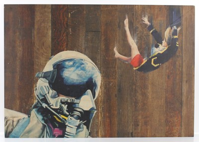 Lot 114 - Pete Hawkins (b.1980) - Fighter Pilot, print...