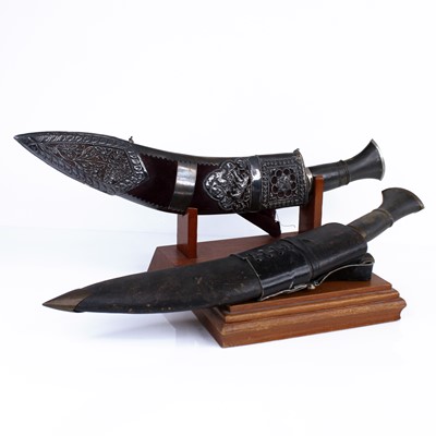Lot 79 - A presentation kukri, having a typical 29cm...