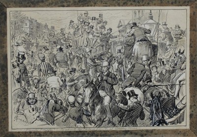 Lot 219 - Alfred Chantrey Corbould (1852-1920) - 'Punch...