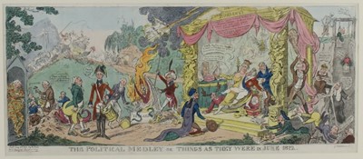 Lot 222 - George Cruikshank (1792-1878) - The Political...