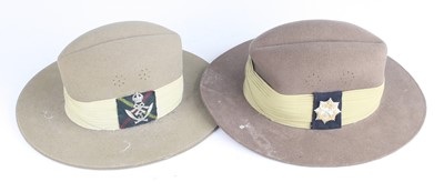 Lot 24 - A collection of military headwear to include a...