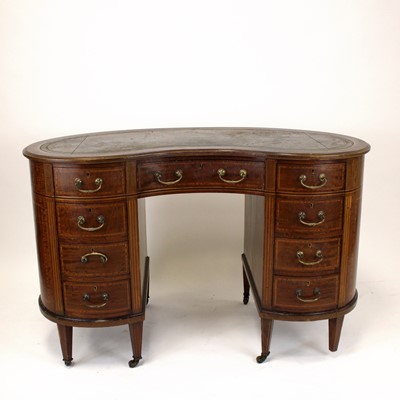Lot 367 - Maple & Co Ltd - an Edwardian mahogany and...