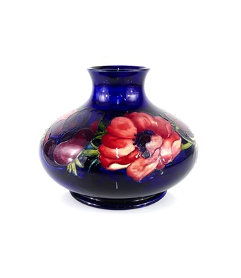 Lot 161 - A Moorcroft Clematis pattern pottery vase, of...