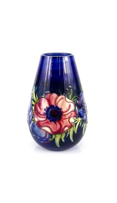 Lot 199 - A Moorcroft Anemone pattern pottery vase, of...