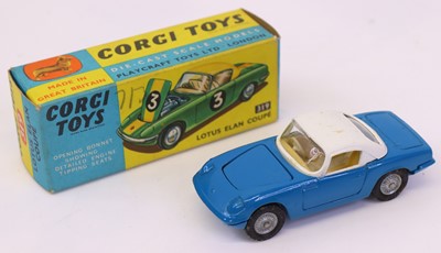 Lot 127 - Corgi Toys No. 319 Lotus Elan Coupe comprising...