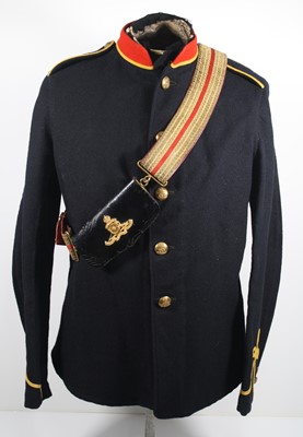 Lot 126 - A Royal Artillery tunic, in blue cloth with...