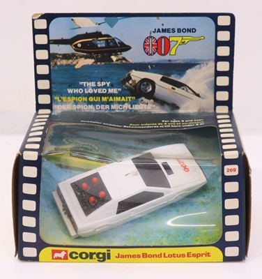 Lot 120 - Corgi Toys No. 269 James Bond Lotus Esprit, in...