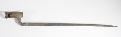Lot 59 - A 19th century socket bayonet, 52.5cm,...