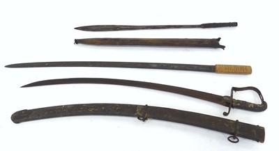 Lot 155 - A British 1796 pattern Light Cavalry Troopers...