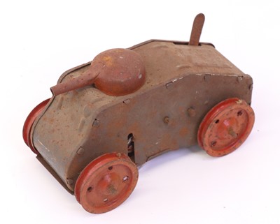 Lot 72 - Tri-Ang tinplate string wind-up and clockwork...