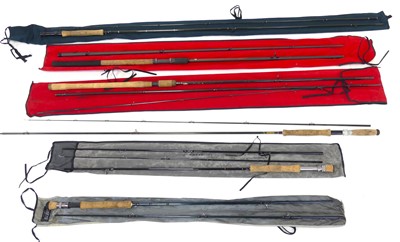 Lot 325 - A Hardy Graphite 9ft # 9/10 fly rod togther...