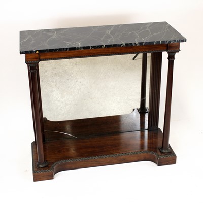Lot 381 - A Regency and later rosewood mirrorback...