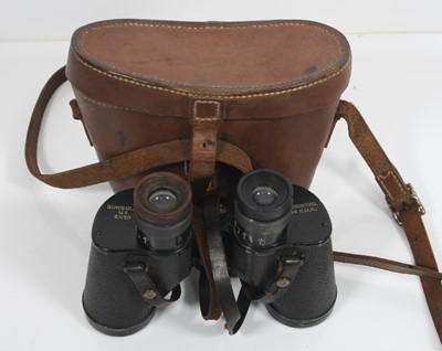 Lot 238 - A pair of WW II binoculars, marked Binocular...