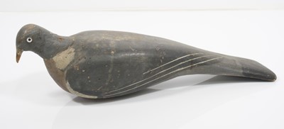Lot 461 - A 20th century carved and painted pine decoy...