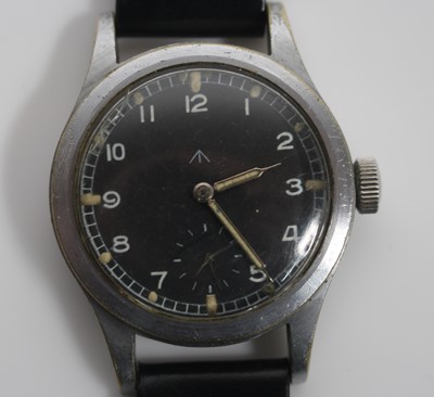 Lot 102A - A British Military issue steel cased...