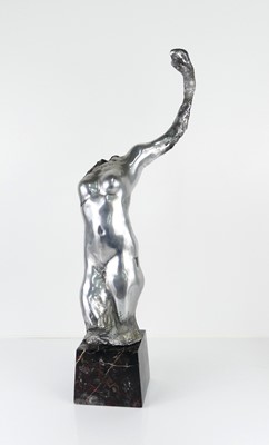 Lot 371 - Modern British School - a large cast aluminium...