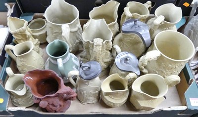 Lot 140 - A collection of 19th century relief moulded...