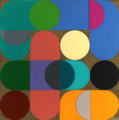 Lot 41 - Jamie Andrews (b.1963) - Game Move C3, acrylic...