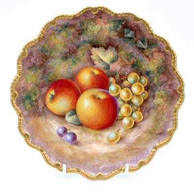 Lot 33 - Harry Ayrton for Royal Worcester - a porcelain...