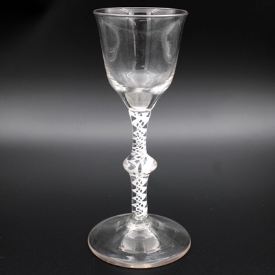 Lot 45 - A George II cordial glass, having...