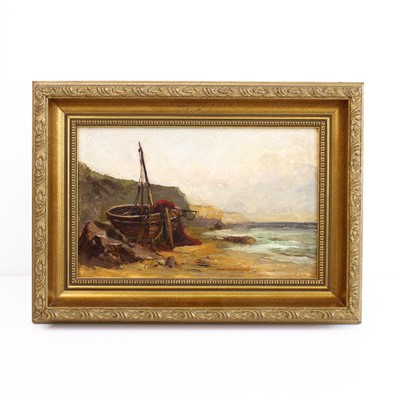 Lot 242 - Thomas Smythe (1825-1906) - On the beach near...