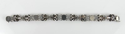 Lot 285 - Georg Jensen - a sterling silver linked...