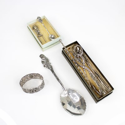Lot 95 - A collection of German silver Hildesheimer...