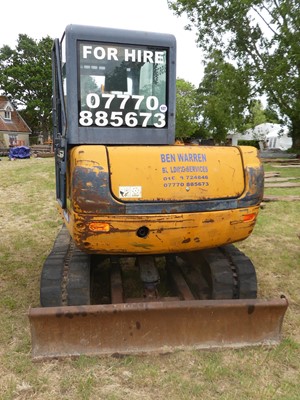 Lot 494 - A circa 2004 Hanix H50B mini-excavator, with...