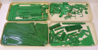 Lot 124 - Four plastic trays containing a good quantity...