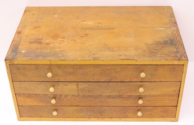 Lot 103 - An original mid-20th-century Meccano oak...