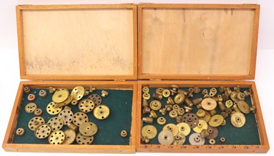 Lot 132 - Two small boxes containing a quantity of...