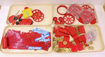 Lot 134 - Four plastic trays containing a good quantity...