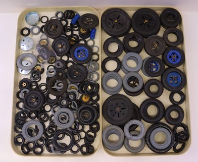 Lot 146 - Two trays containing a quantity of Meccano...