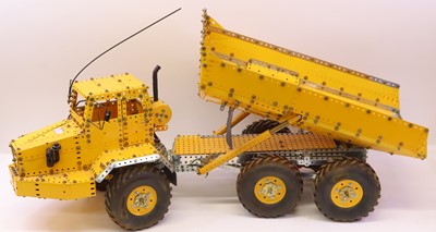 Lot 147 - A home-made Meccano battery-operated model of...