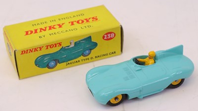 Lot 202 - Dinky Toys, 238 Jaguar D Type Racing Car, in...