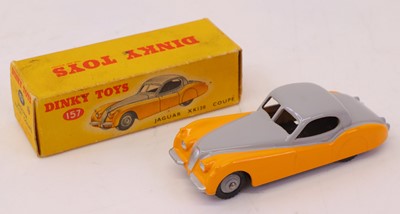 Lot 205 - Dinky Toys No. 157 Jaguar XK 120 coupe...