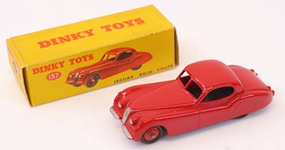 Lot 207 - Dinky Toys No. 157 Jaguar XK 120 coupe...