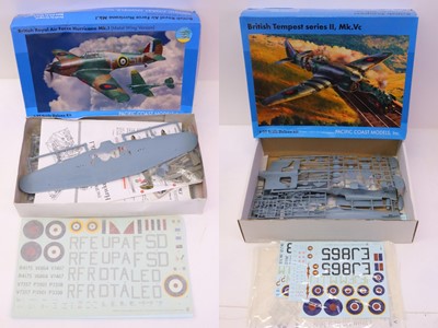 Lot 308 - Two plastic aircraft kits to include: a...
