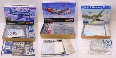 Lot 309 - Three plastic aircraft kits to include a...
