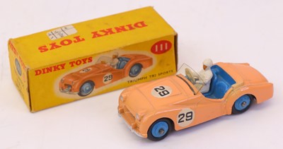 Lot 171 - Dinky Toys No. 111 Triumph TR2 Sports Car...