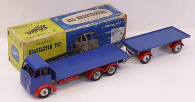 Lot 338 - Shackleton FG Foden Flatbed, dark blue cab and...