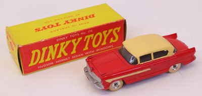Lot 185 - Dinky Toys No. 174 Hudson Hornet Sedan with...
