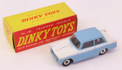 Lot 189 - Dinky Toys No. 189 Triumph Herald Saloon...